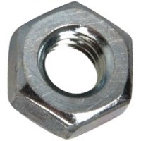 1187 HEX NUT BRASS/NICKEL